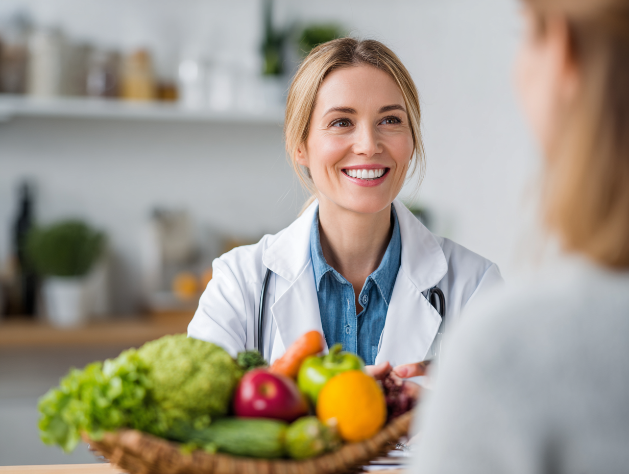 Дієтолог консультує клієнта